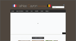 Desktop Screenshot of mathiascayron.com